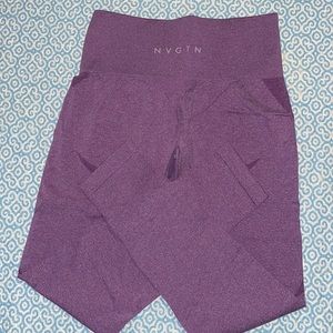 NVGTN Purple Seamless Leggings